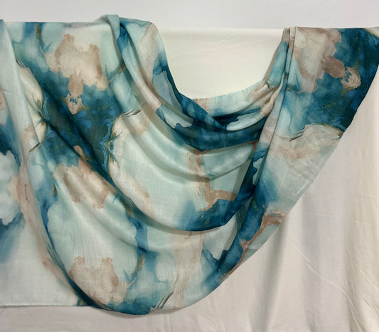 CORAL REEF COTTON MODAL HIJAB