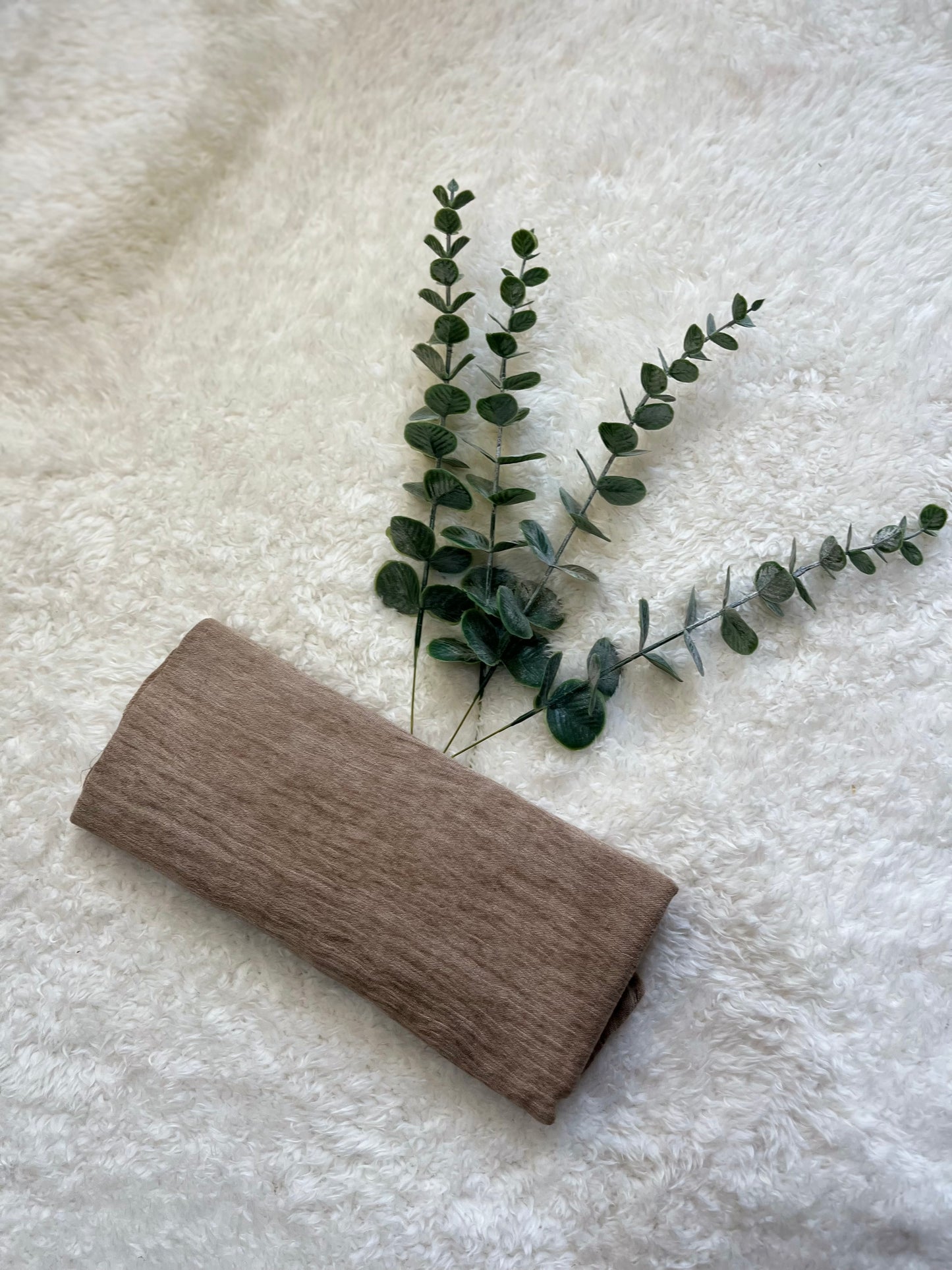 TEXURED RAYON HIJAB - COCONUT