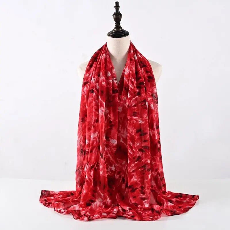 Printed Chiffon Hijab