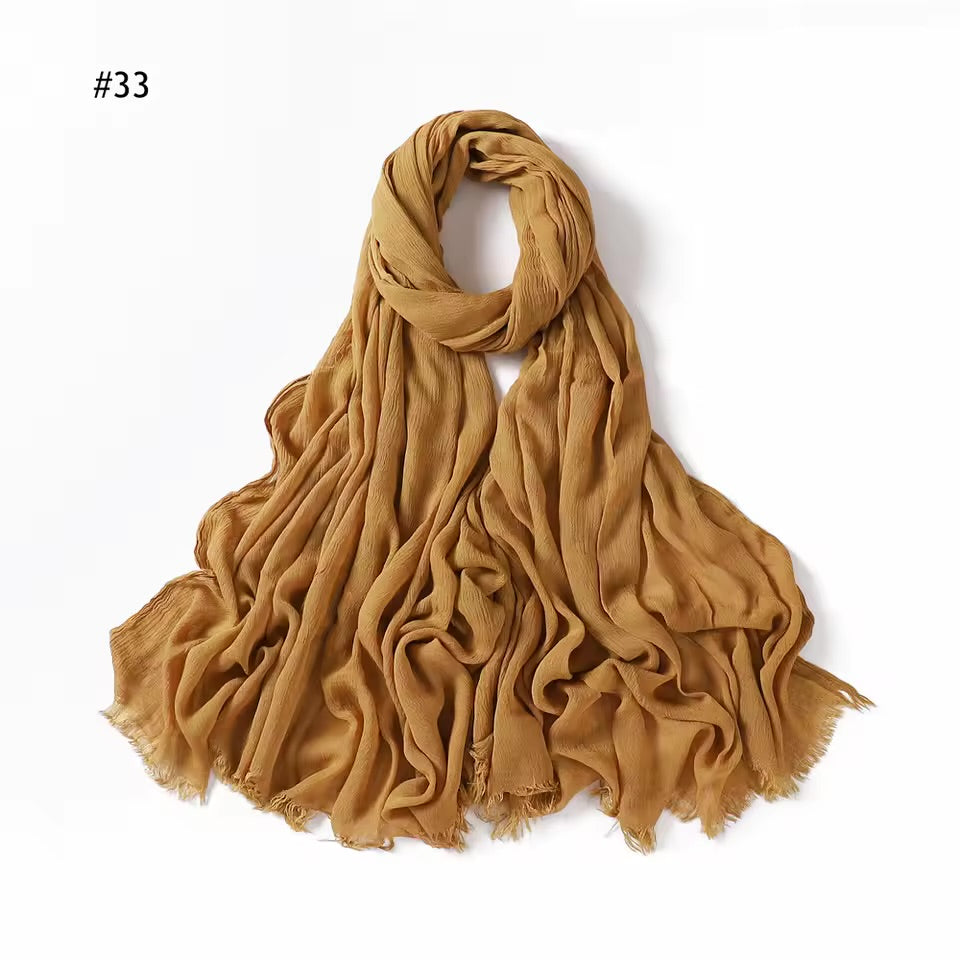 RAYON CRINKLE MODAL VISCOSE HIJAB