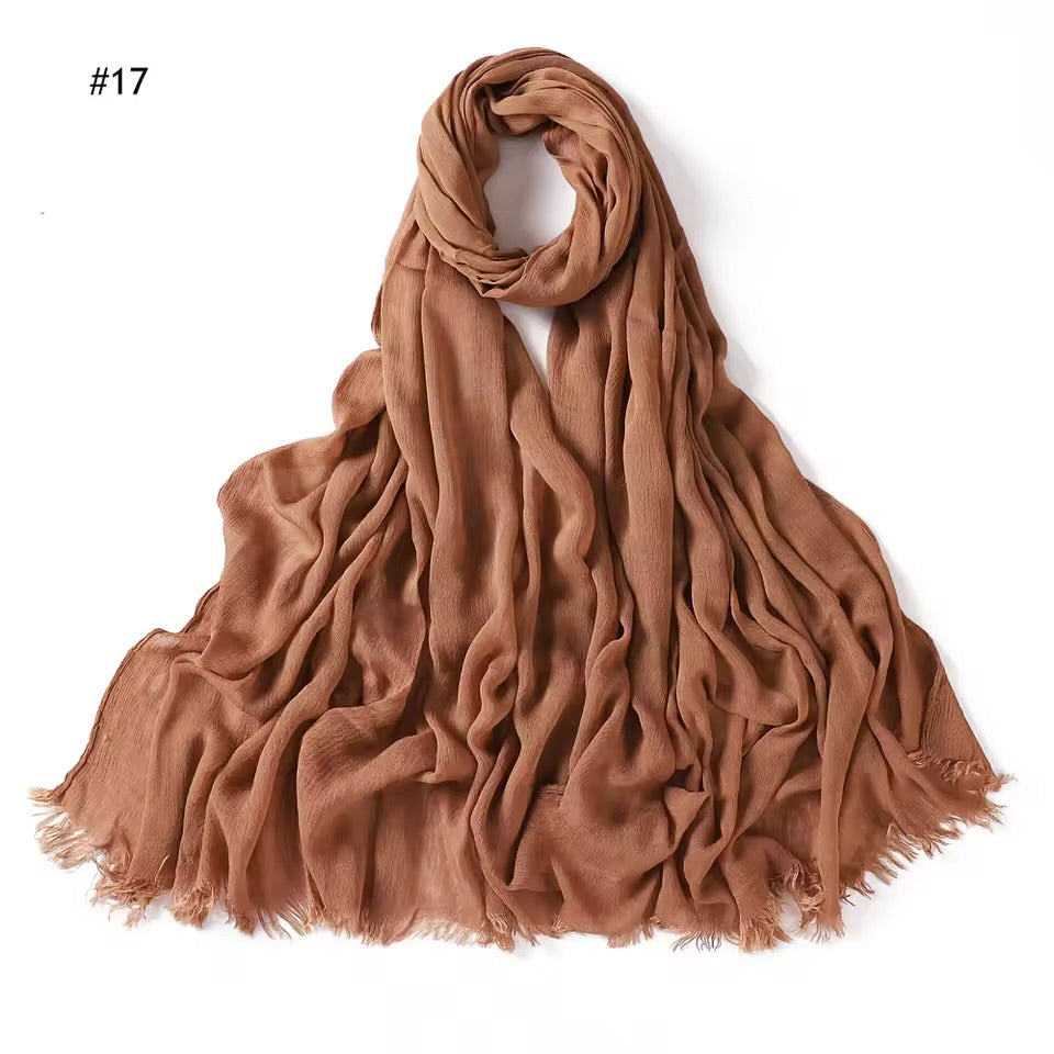 RAYON CRINKLE MODAL VISCOSE HIJAB