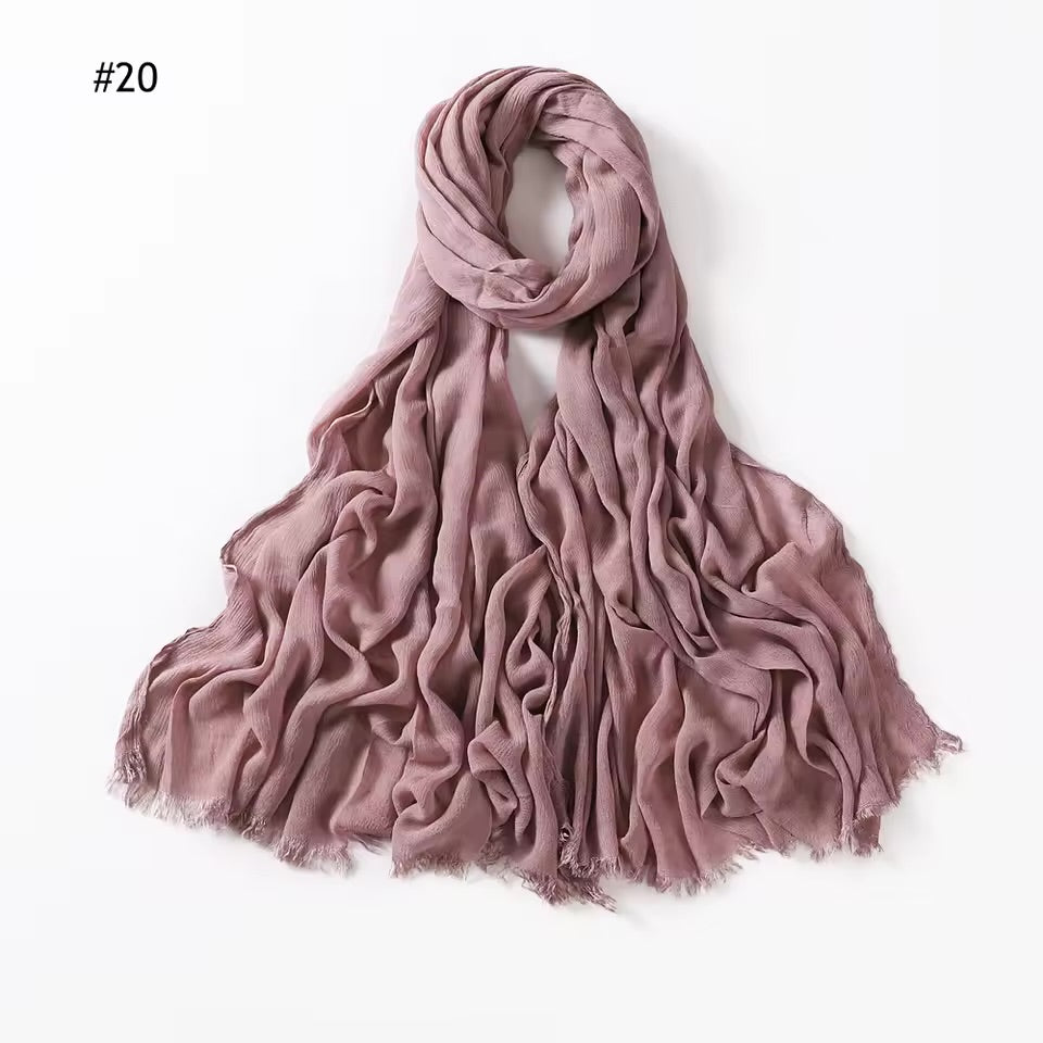 RAYON CRINKLE MODAL VISCOSE HIJAB
