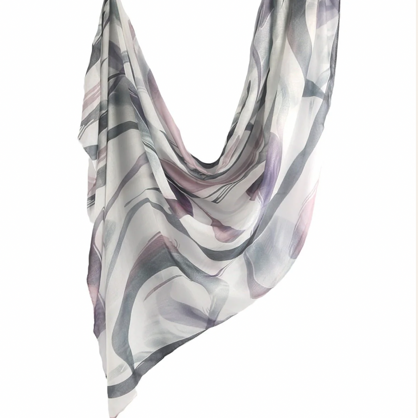 GRAPE RIPPLE COTTON MODAL HIJAB