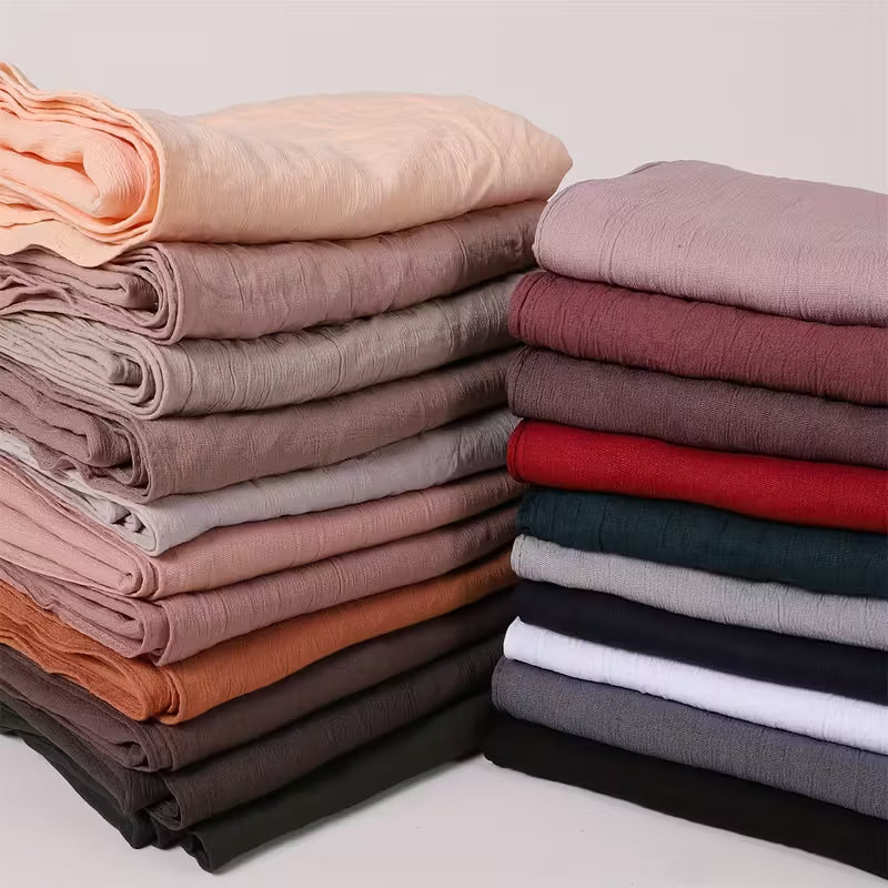 CRUSHED COTTON HIJAB