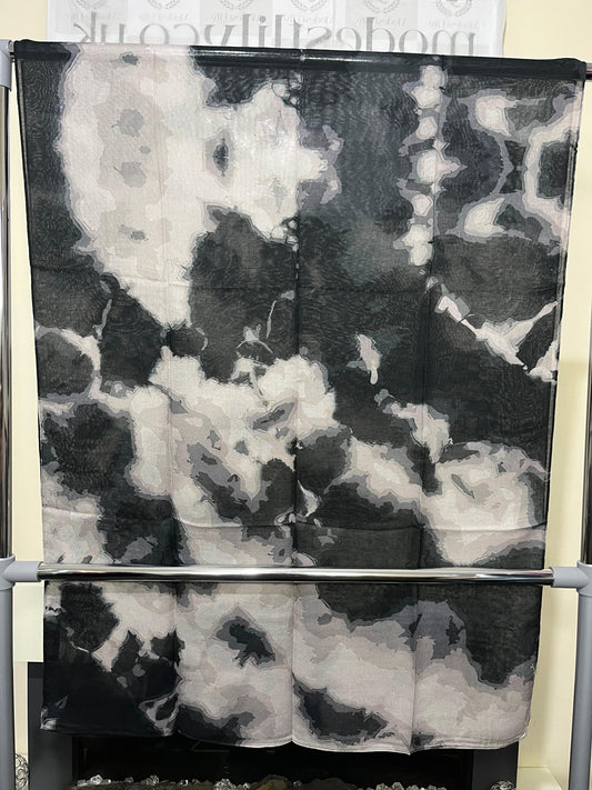 MIDNIGHT MARBLE MODAL HIJAB