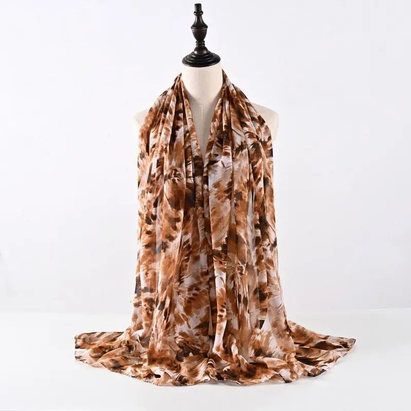 Printed Chiffon Hijab
