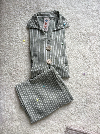 LINEN SHIRT AND TROUSERS SET – CASUAL & CHIC LINEN OUTFIT