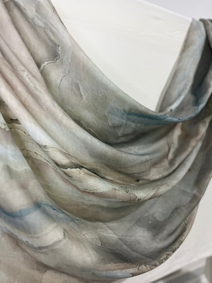 Stylish Platinum Lava Printed Modal Cotton Hijab with smooth texture, ideal for versatile styling and all-day comfort.