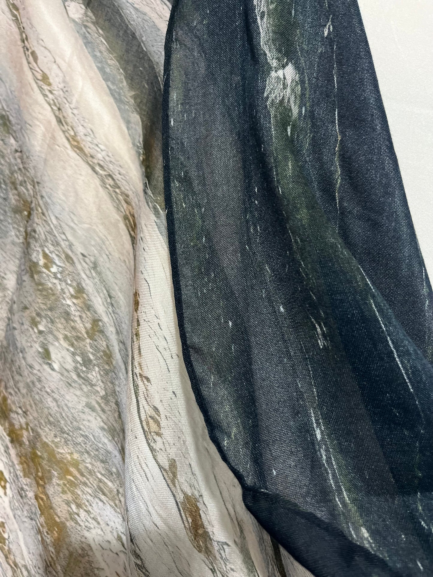 Versatile Modal Scarf with subtle shine and seamless double-sided design, perfect for everyday wear
