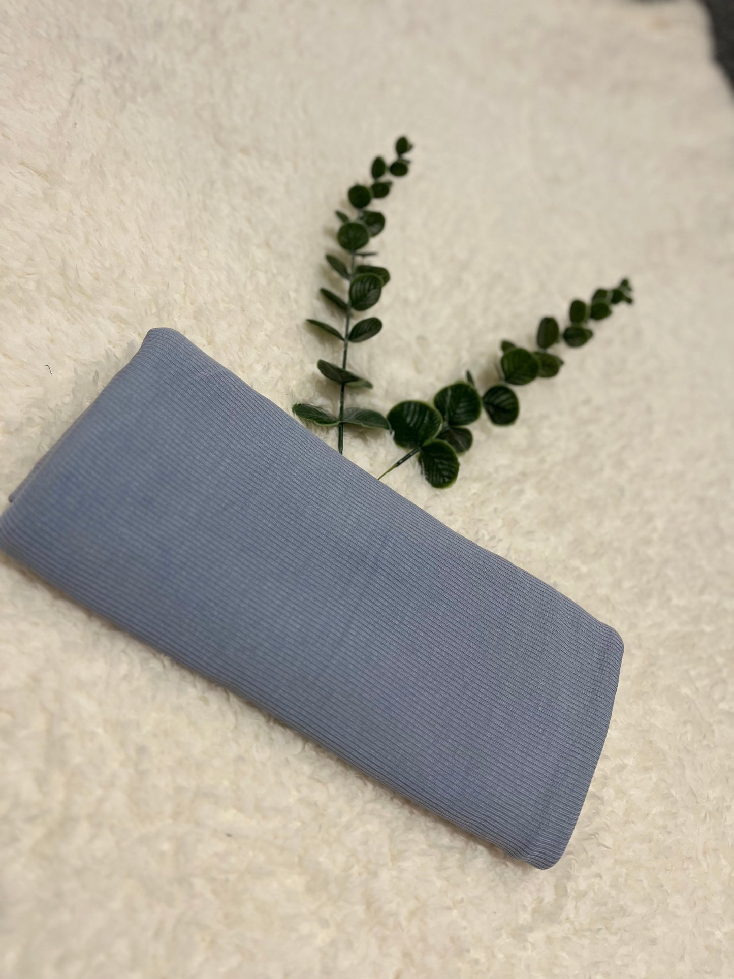 Premium bamboo ribbed jersey hijab offering full coverage and smooth drape