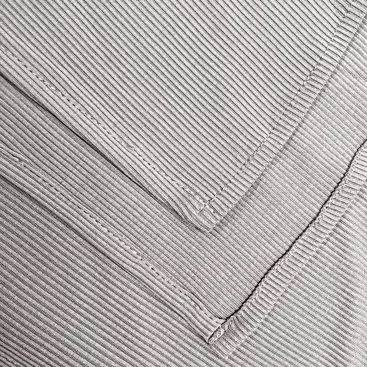 Premium bamboo ribbed jersey hijab styled for comfortable everyday wear