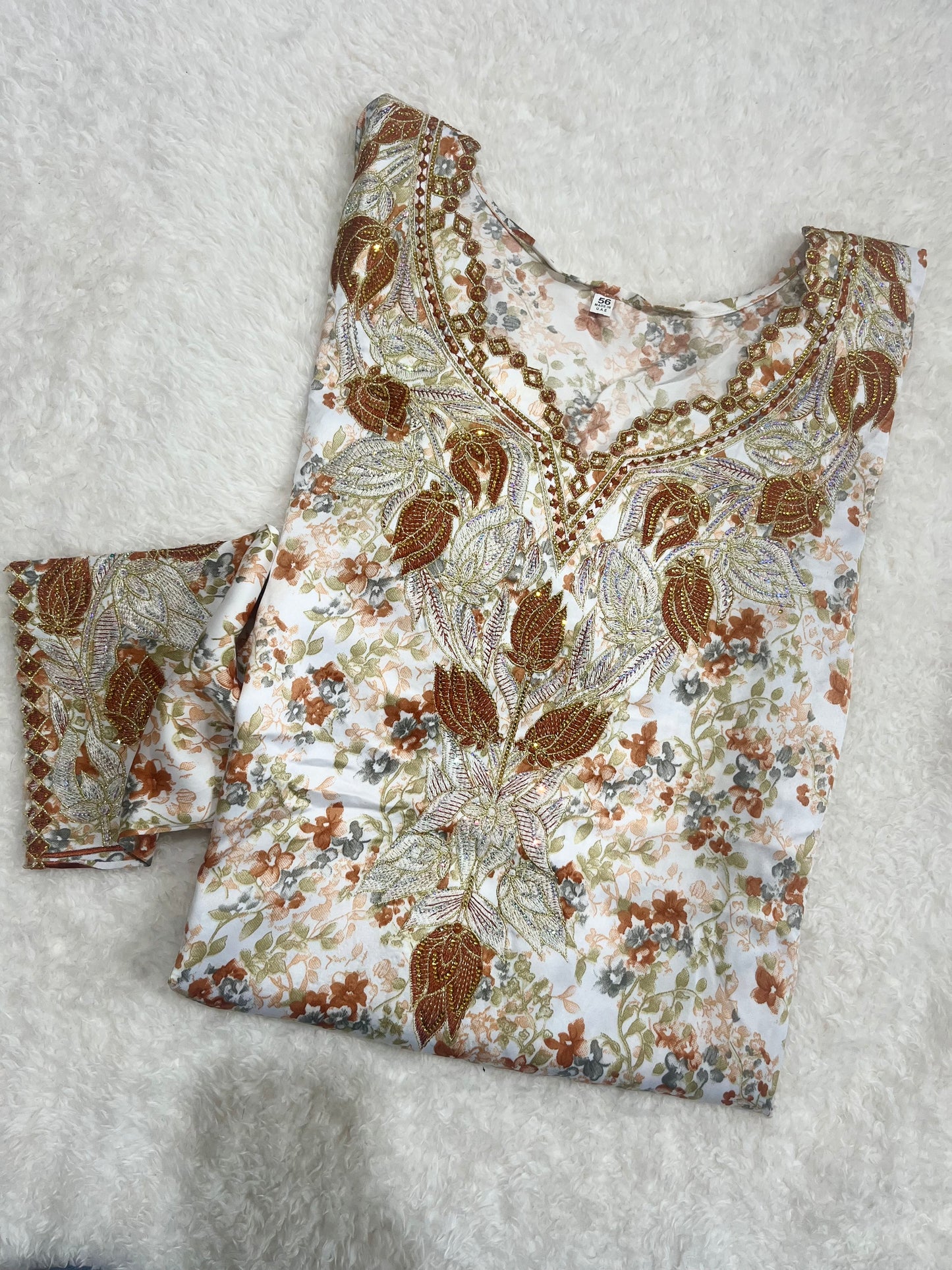 Desert Rose Mukhawar luxury Emirati dress for Eid and occasions UK