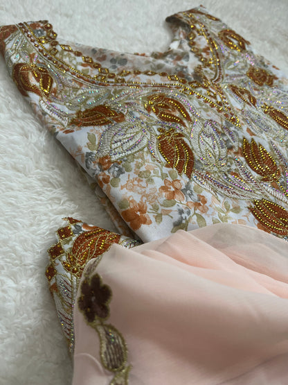 Elegant Desert Rose Mukhawer inspired by Dubai Gulf modest fashion