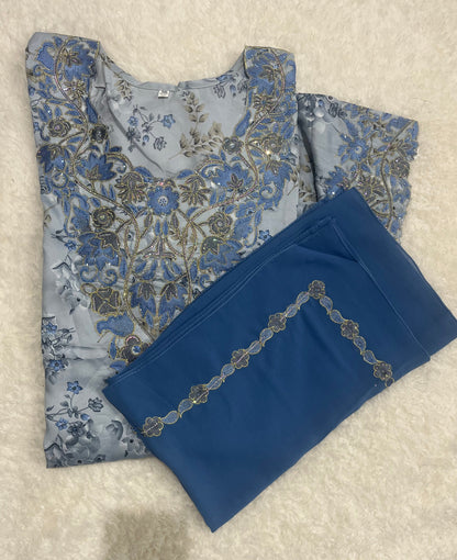 Premium Sapphire Emirati Mukhawar Islamic modest clothing for women

